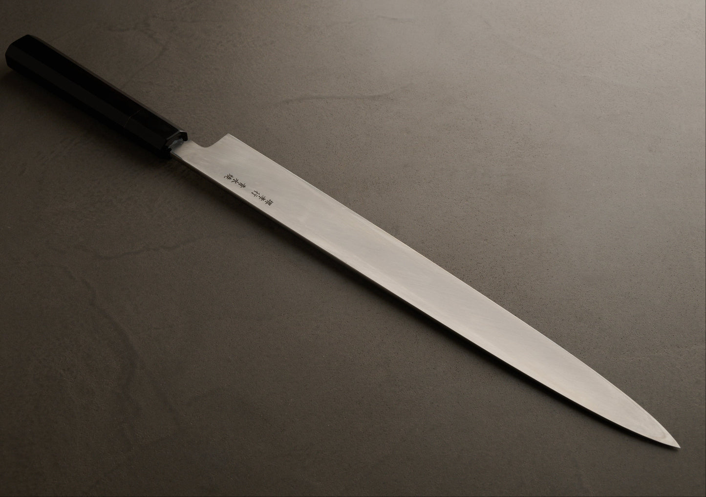 Sakai Takayuki | Honyaki Aogami Steel | Masao | 360mm | Ebony octagonal buffalo horn