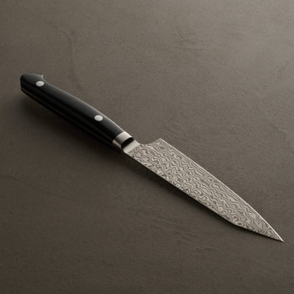 Takayuki Sakai | Coreless Damascus | Sword-shaped Petty | 120mm | Micarta