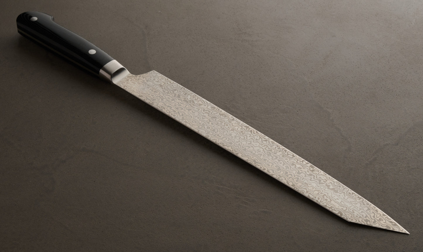 堺孝行｜コアレスダマスカス｜剣型柳刃包丁｜ 260mm｜マイカルタ