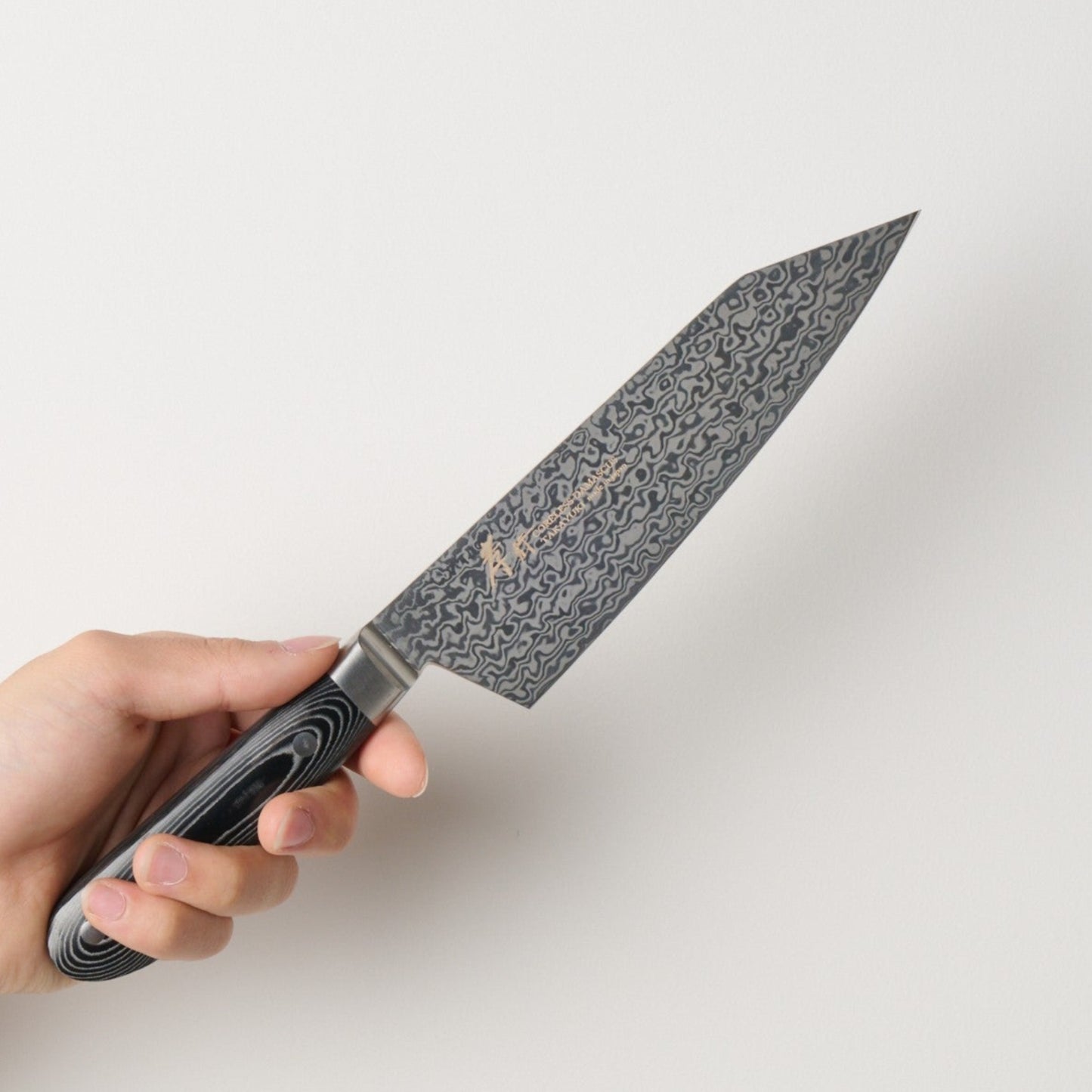 堺孝行｜コアレスダマスカス｜剣型三徳包丁｜160mm｜マイカルタ