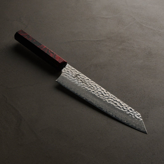 Sakai Takayuki | Nanairo | Sword-shaped Gyuto | 190mm | Wine Tortoiseshell