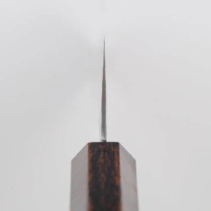 堺孝行｜なないろ｜剣型牛刀｜190mm｜レトロ木目