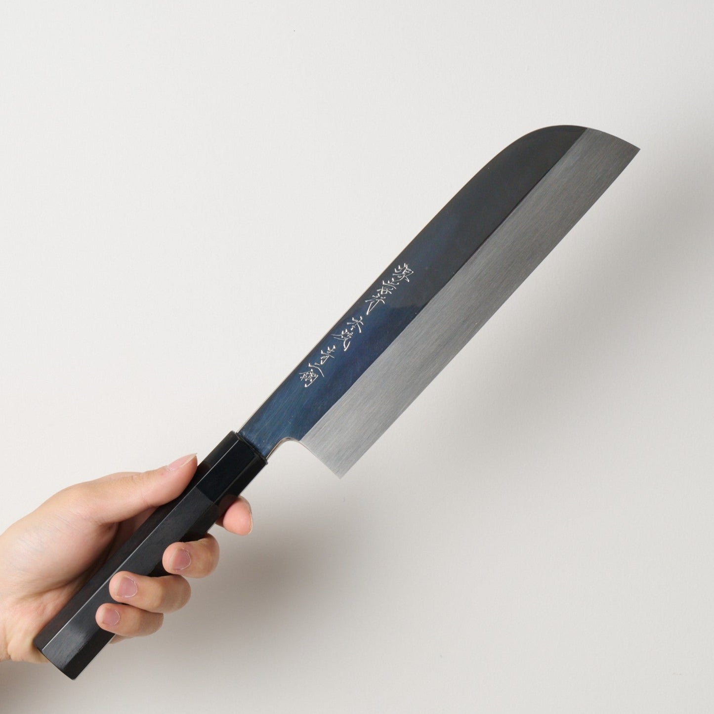 Sakai Takayuki | Honyaki Ao-ni Steel | Kamagata Usuba | 240mm | Ebony Octagonal Buffalo Knife