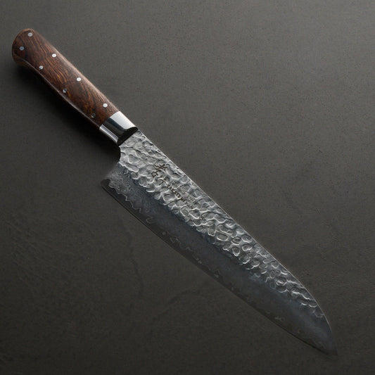 Takayuki Sakai | 33-Layer Hammered Damascus Sugihara Model | Gyuto | 210mm | Desert Ironwood
