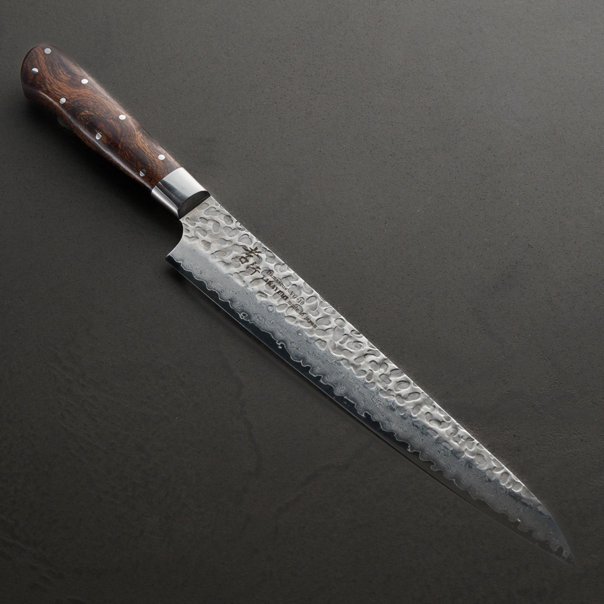 武鶏（ぶけい） Sujihiki knife – 武士の刃物 - BUSHI KNIVES