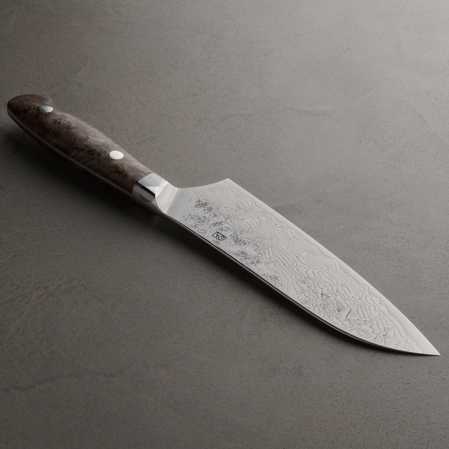 Enkyu | Atsumori | Santoku Knife | 180mm | Karin Knot