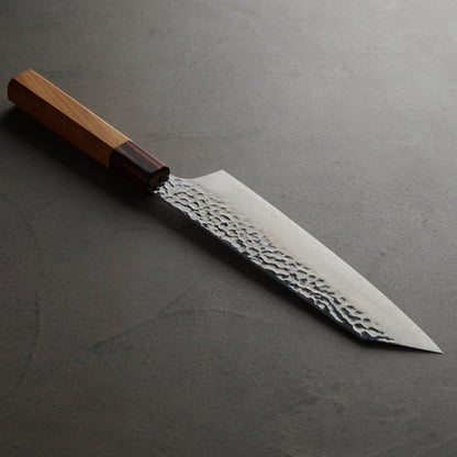 Sakai Takayuki | 33-layer hammered Damascus Japanese style | Japanese sword-shaped chef's knife | 190mm | Zelkova