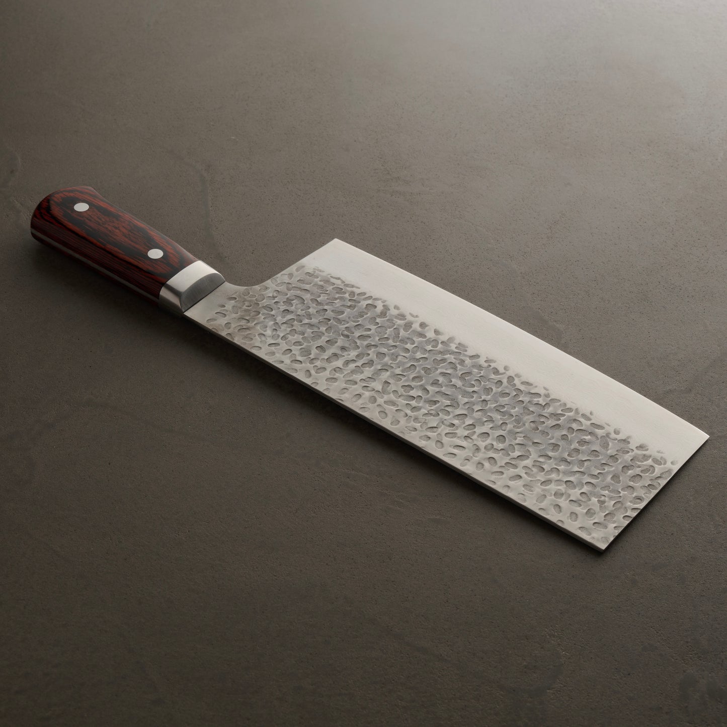 Sakai Takayuki | 33-Layer Hammered Damascus | Chinese Knife | 195mm | Mahogany