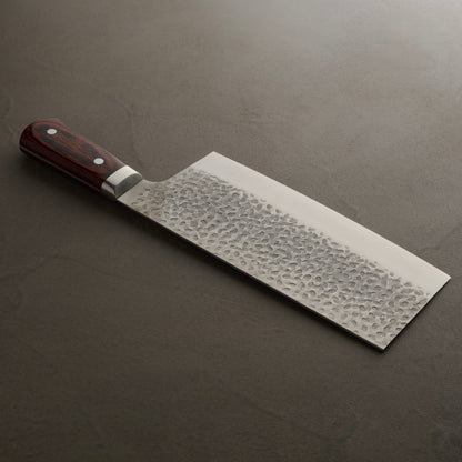 Sakai Takayuki | 33-Layer Hammered Damascus | Chinese Knife | 195mm | Mahogany