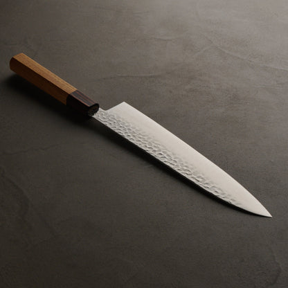 Sakai Takayuki | 33-Layer Hammered Damascus Japanese Style | Japanese Chef's Knife | 240mm | Zelkova