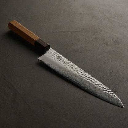Sakai Takayuki | 33-Layer Hammered Damascus Japanese Style | Japanese Chef's Knife | 240mm | Zelkova