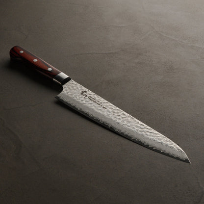 Sakai Takayuki | 33-Layer Hammered Damascus | Gyuto | 240mm | Mahogany