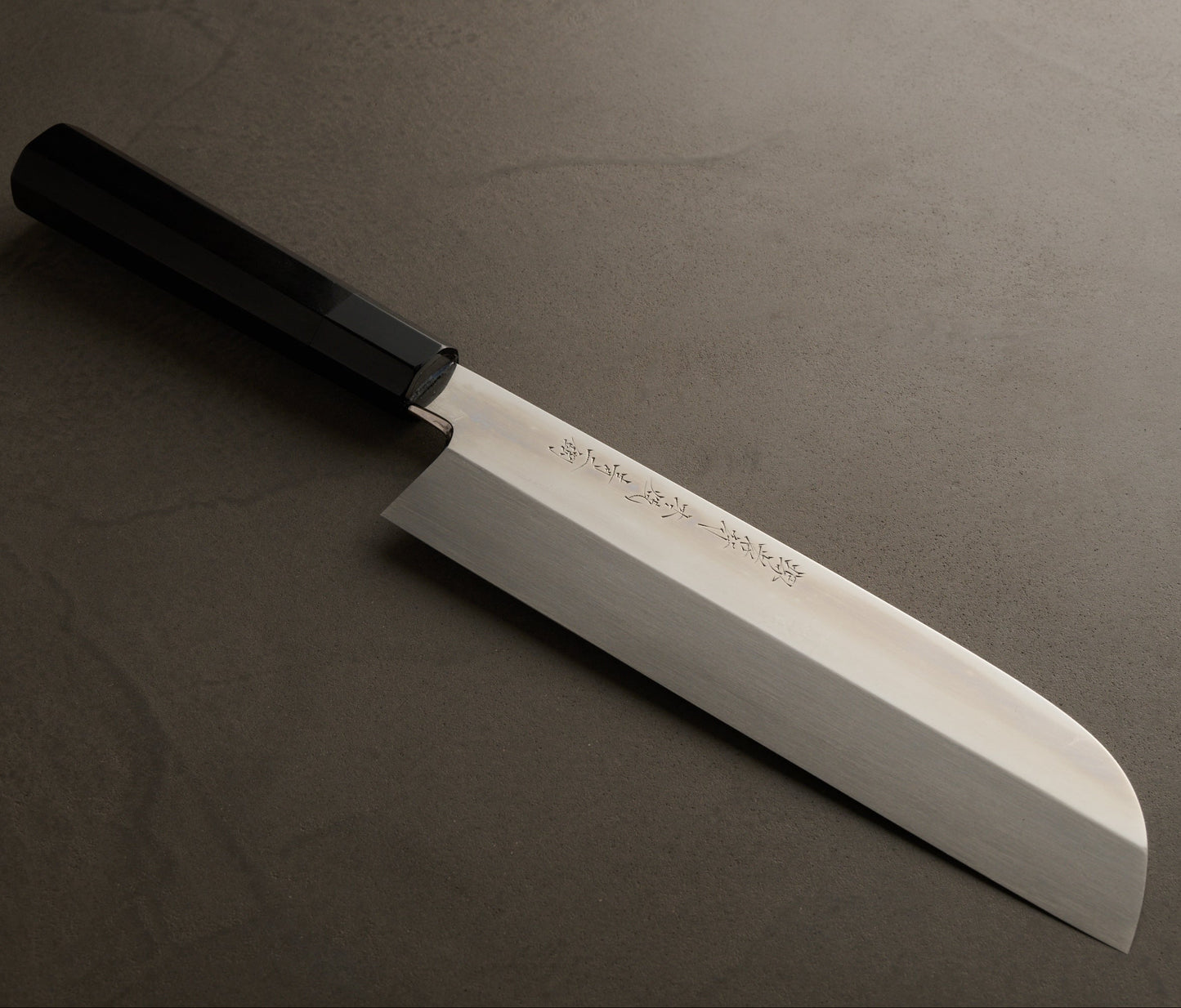 Sakai Takayuki | Honyaki Ao-ni Steel | Kamagata Usuba | 240mm | Ebony Octagonal Buffalo Knife