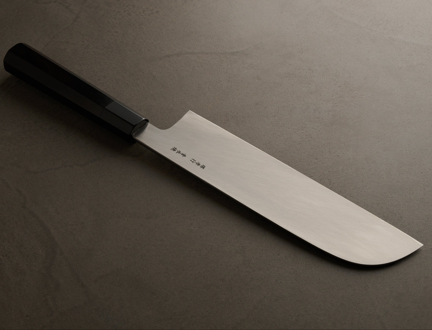 Sakai Takayuki | Honyaki Ao-ni Steel | Kamagata Usuba | 240mm | Ebony Octagonal Buffalo Knife